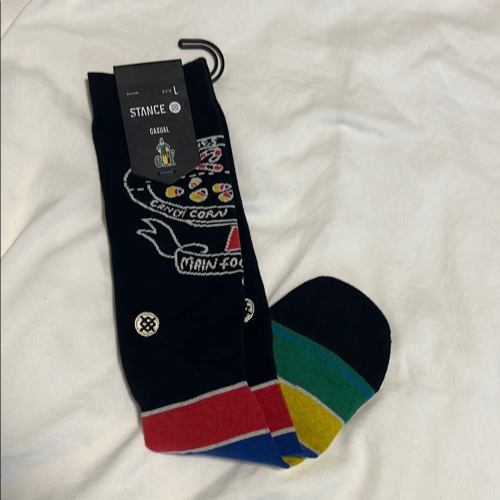 Stance Men's Colorful Crew Socks - Black, Red, Blue, Green